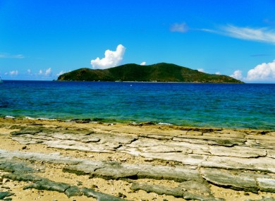 Langford Island in the Whitsundays off the coast of Queenland, where the woman was on an introductory dive.
