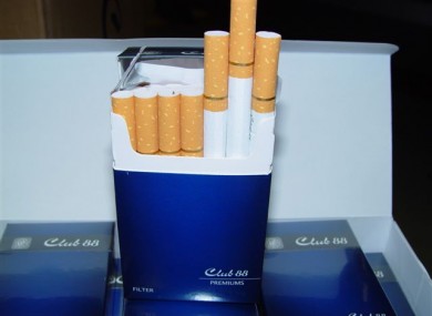Club 88 cigarettes - first such seizure in Ireland