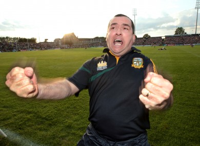 Seamus McEneaney celebrates after Meath's win over Galway