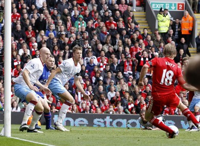 Kuyt's miss was an absolute shocker.