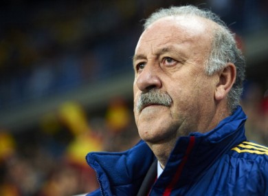 Vicente Del Bosque: no worries.