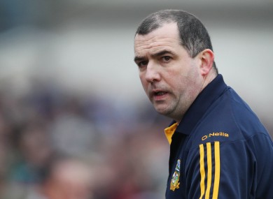 Seamus McEnaney: on the brink.