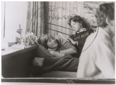 The photo of Diana Spencer in 1981.