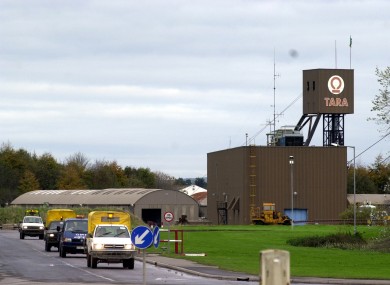 Tara Mines in Navan, Co Meath.