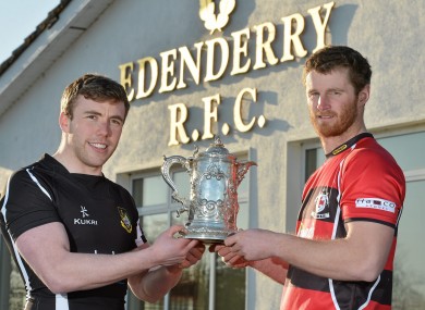 Club captains Derek Farrell and Aaron Deverell.