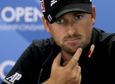 Graeme McDowell is focused on securing his second Major.