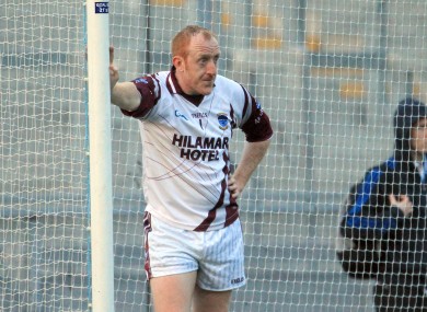 Connaughton between the posts.