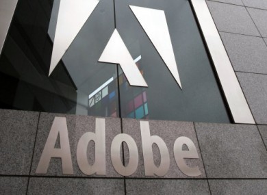 The Adobe headquarters is seen in San Jose, California.
