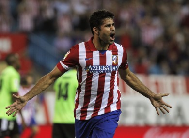 Costa has been in fine form for Atletico Madrid this season.