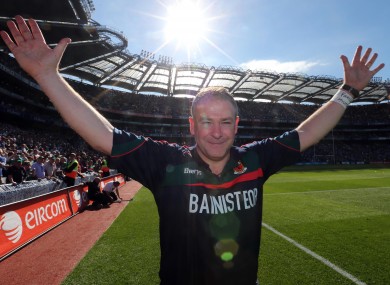Mayo's minor manager Enda Gilvarry.