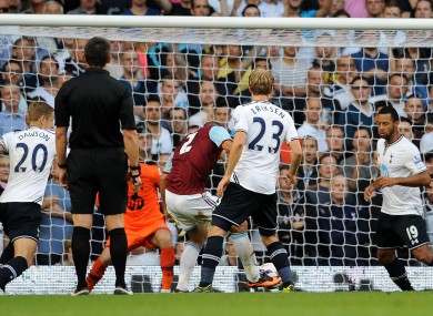 West Ham take on Spurs at White Hart Lane on 6 October this year.