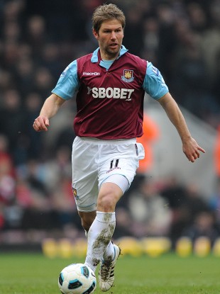 Hitzlsperger played in the Premier League for West Ham, Aston Villa and Everton.